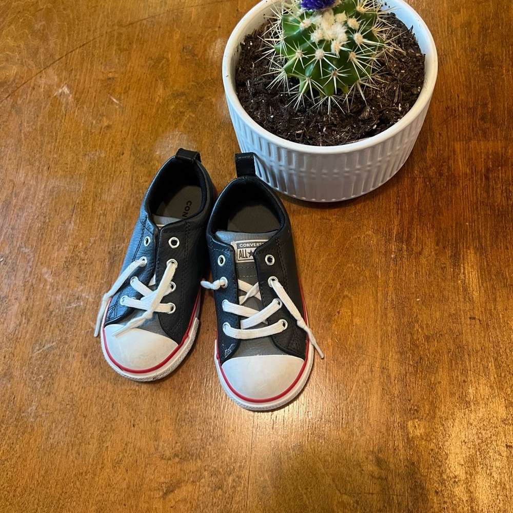 Converse Chuck Taylor All Star Kids Low Top Rubber Sneakers Blue Size 9 Toddler